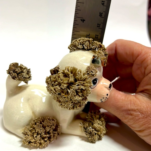 Vintage Spaghetti Poodle dog with Fly on his head - Picture 10 of 11